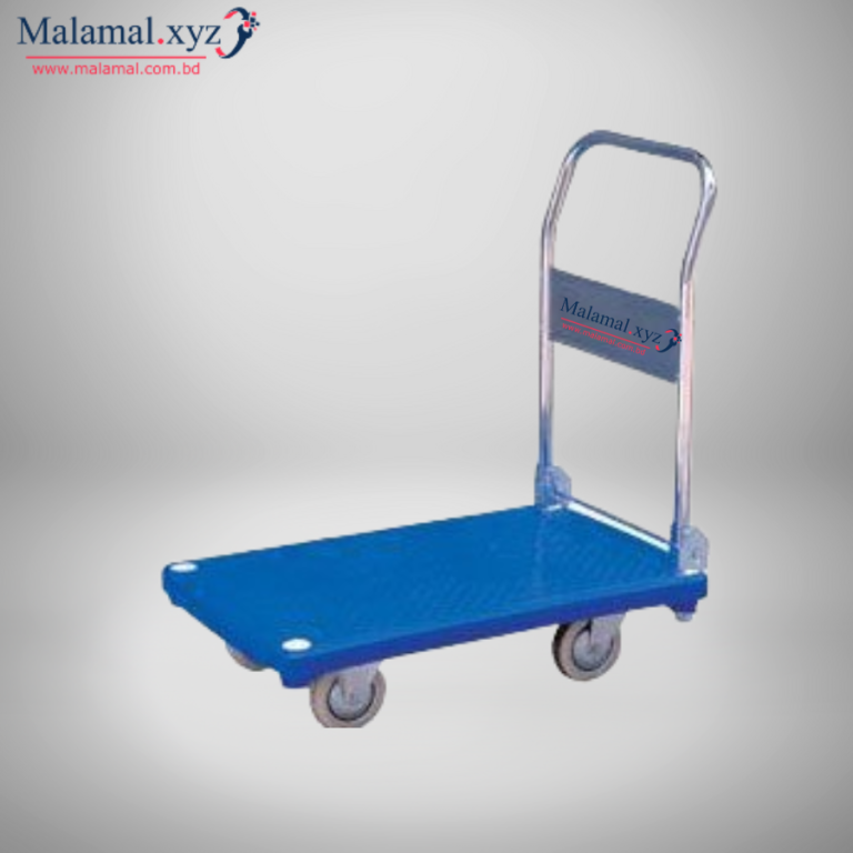 Platform Trolley 150KG Foldable Handle PU Body