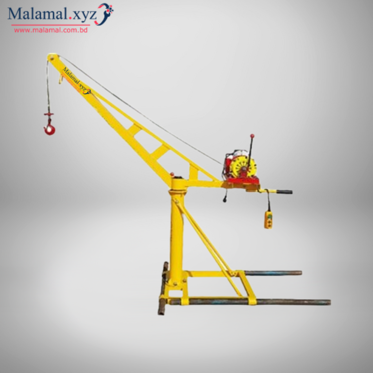 Electric Mini Crane with Rope Hoist 500 Kg 50 Mtr Winch