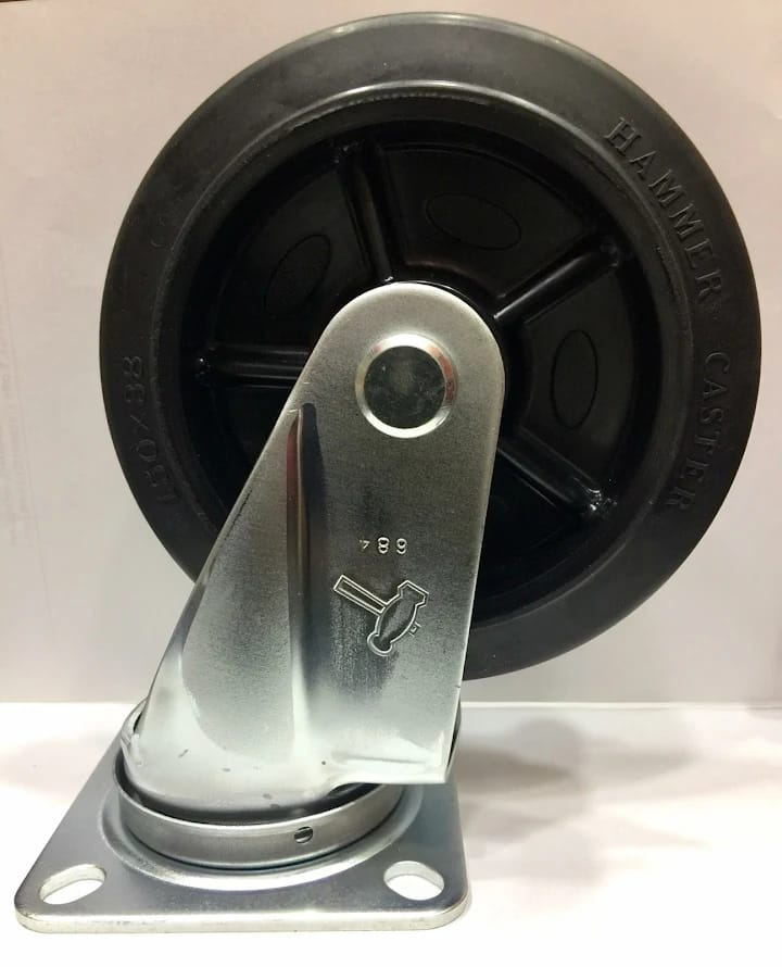 4'' Hammer Caster Wheel Break Plus Moving