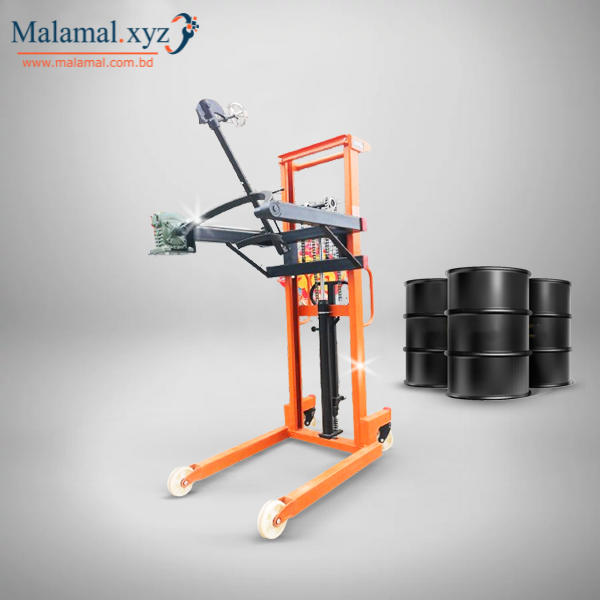 Manual Drum Tilter Tipper Trolley - Hydraulic 350 KG