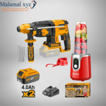 Lithium-ion Cordless Rotary Hammer 20v - 2pcs combo kit INGCO - COSLI23014