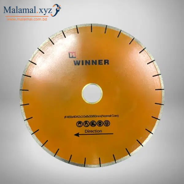 16 Inch 400mm Diamond Cutter Cutting Blade - WINNER for Road Wall Concrete Marbel Ceramics Cutting Blade