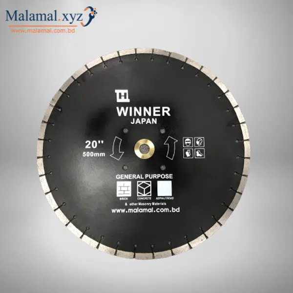 20 Inch 500mm Diamond Cutter Cutting Blade - WINNER for Road Wall Concrete Marbel Ceramics Cutting Blade