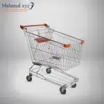Shopping Cart 70litre Metal Trolley (Nickel Colour)