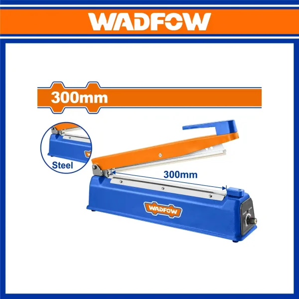 Impulse Hand Sealer Machine 12inch Iron Body - WADFOW WXY1003