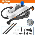 steam cleaner machine 1800w wadfow for car interior cleaning and furniture